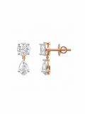 Round Pear Drop Earrings