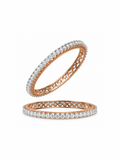 Lattice Eternity Bangles