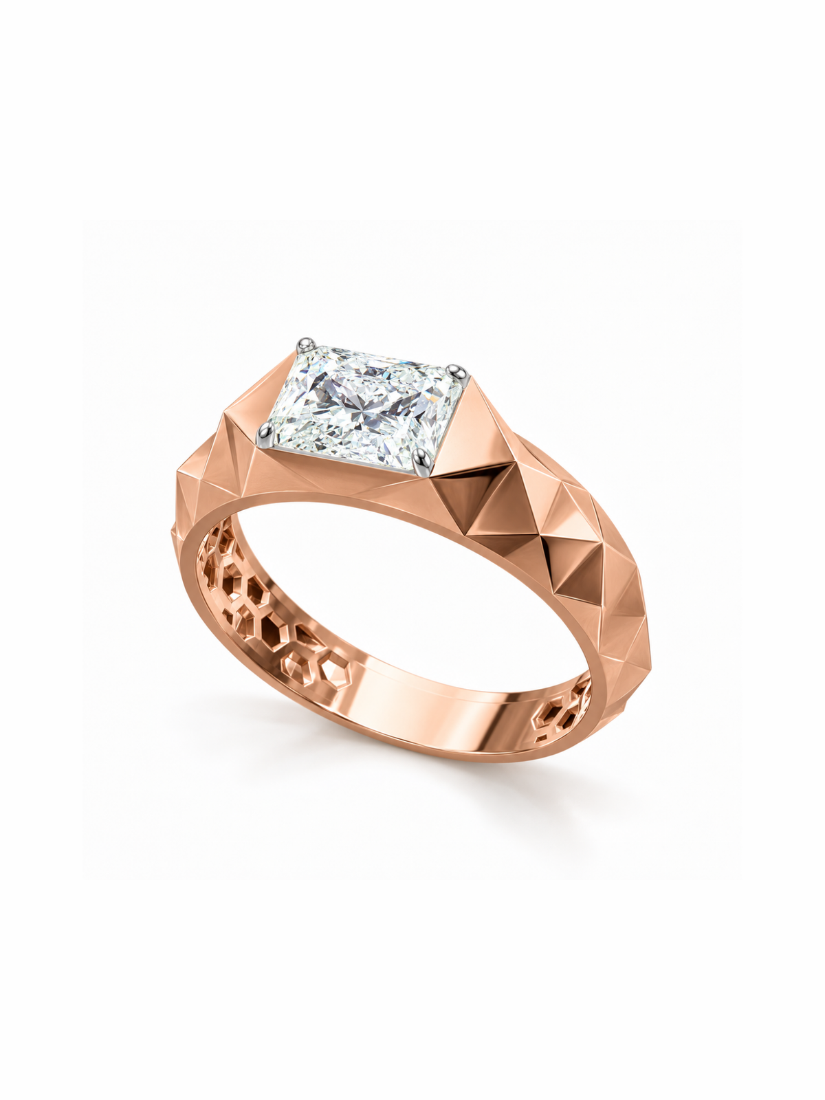 Prism Solitaire Ring