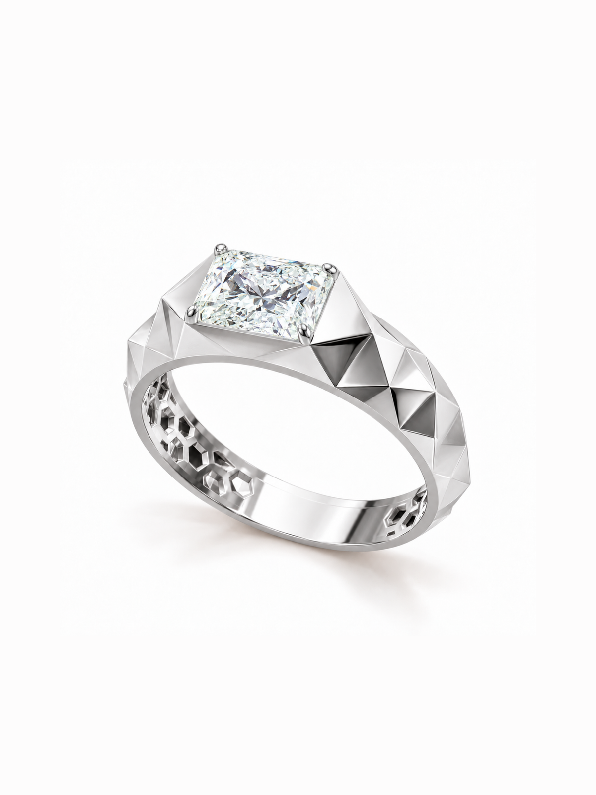 Prism Solitaire Ring