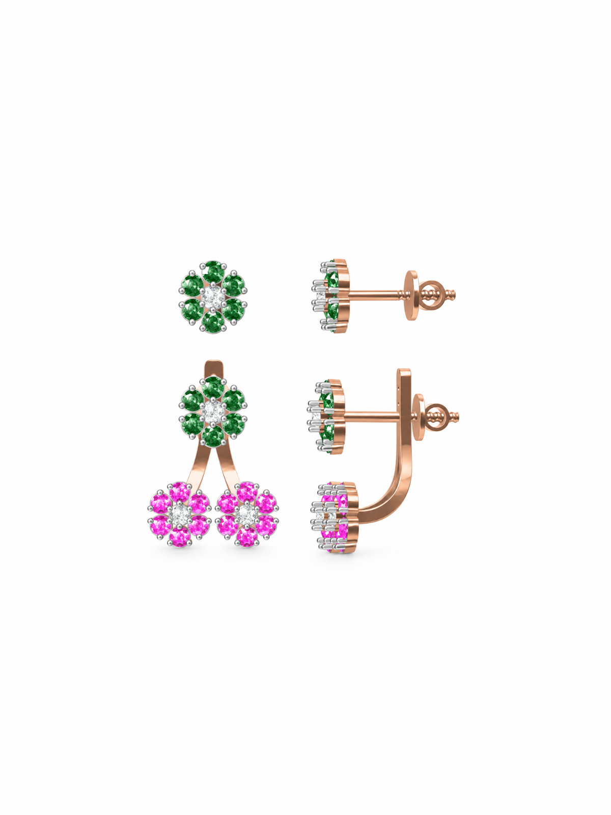 Blossom Cluster Ear Jackets