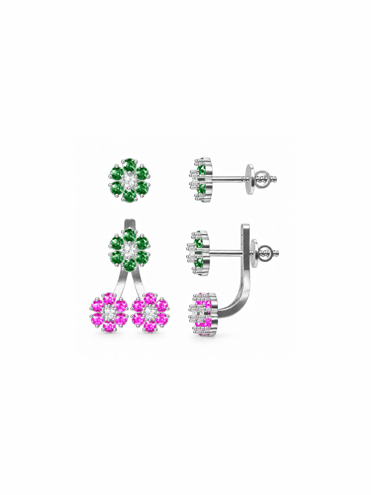 Blossom Cluster Ear Jackets