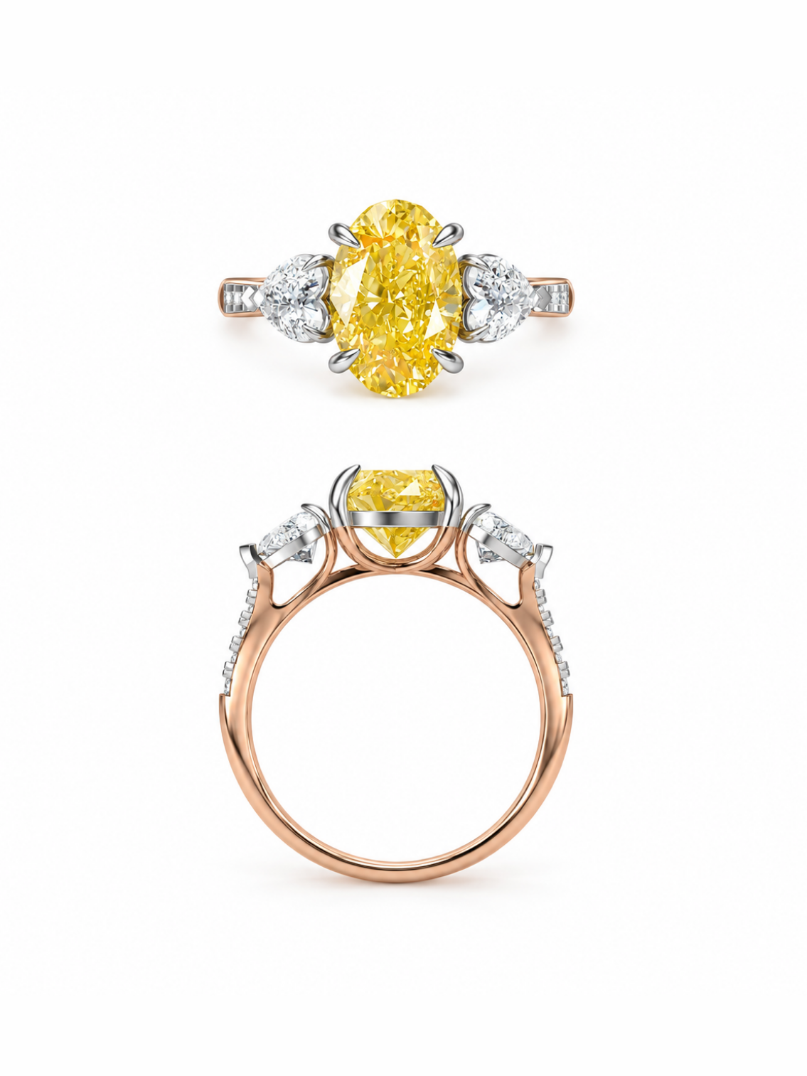Golden Heart Ring