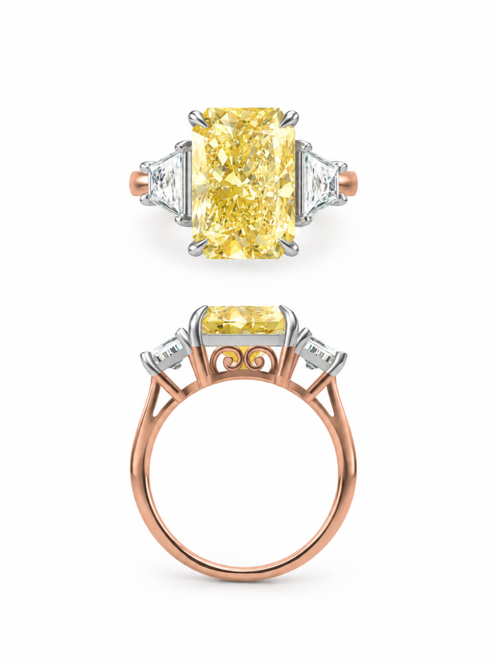 Sunbeam Trilogy Ring