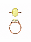 Amber Oval Ring