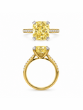 Golden Cushion Ring