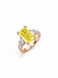 Citrus Emerald Ring