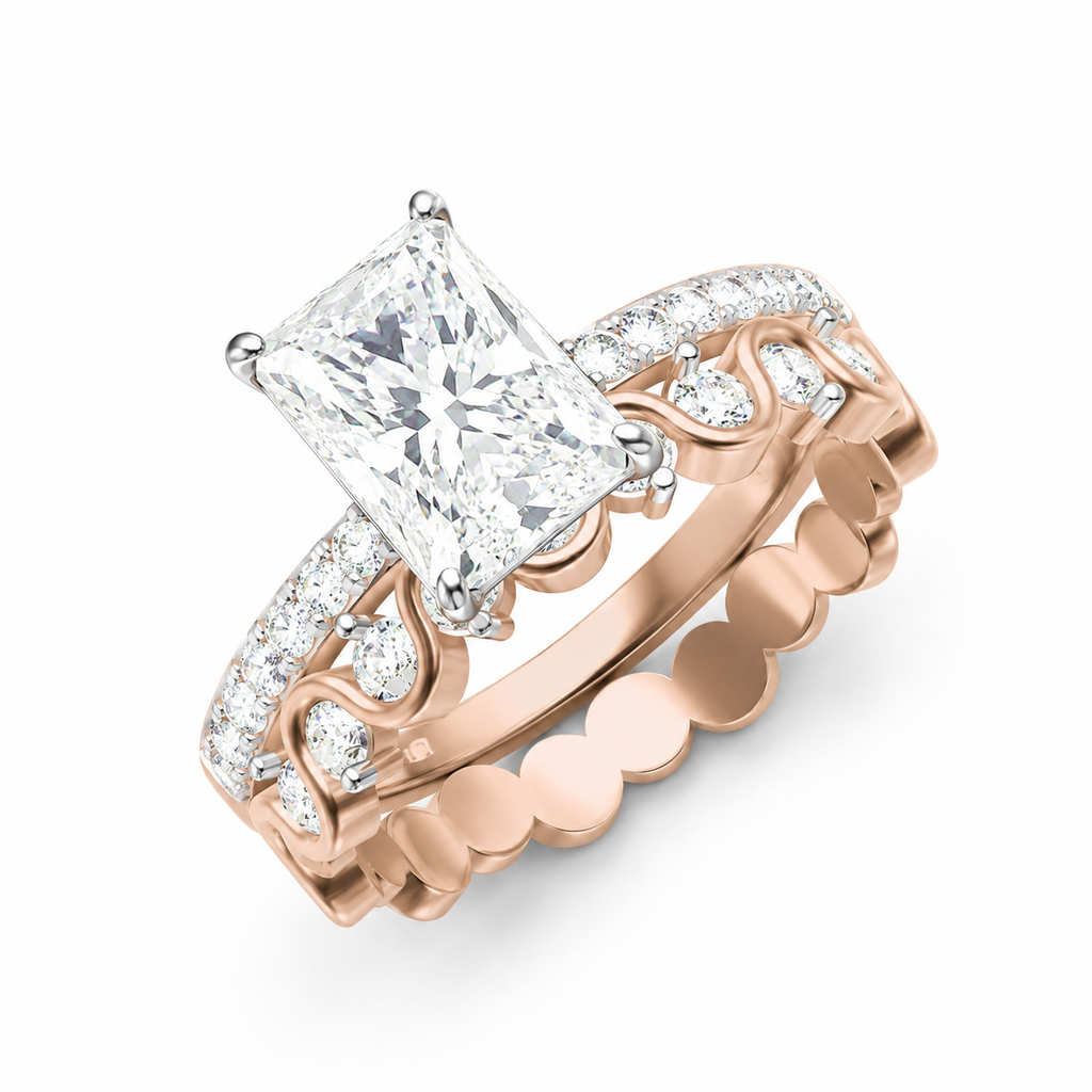 Aurelia Bridal Set - Rose Gold