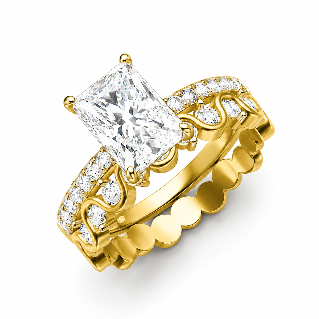 Aurelia Bridal Set - Yellow Gold