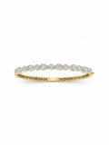 Dewdrop Bezel Bangle