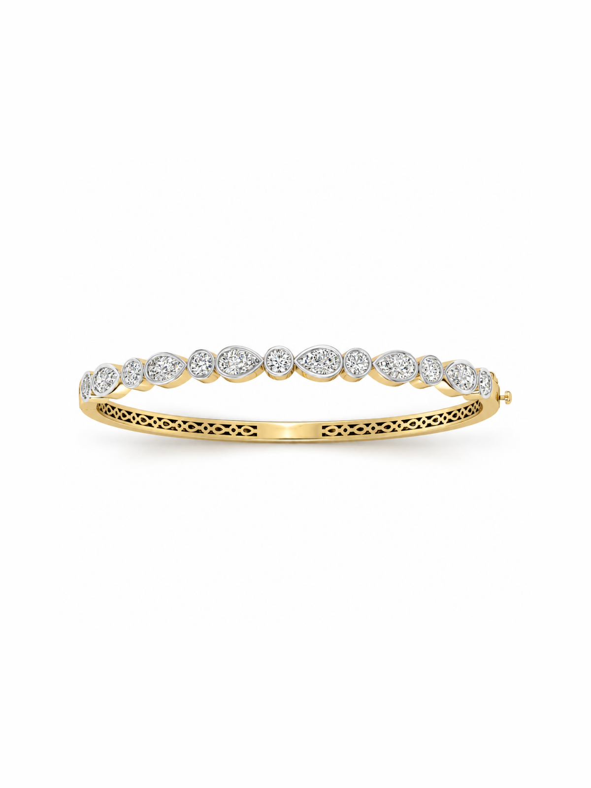 Dewdrop Bezel Bangle