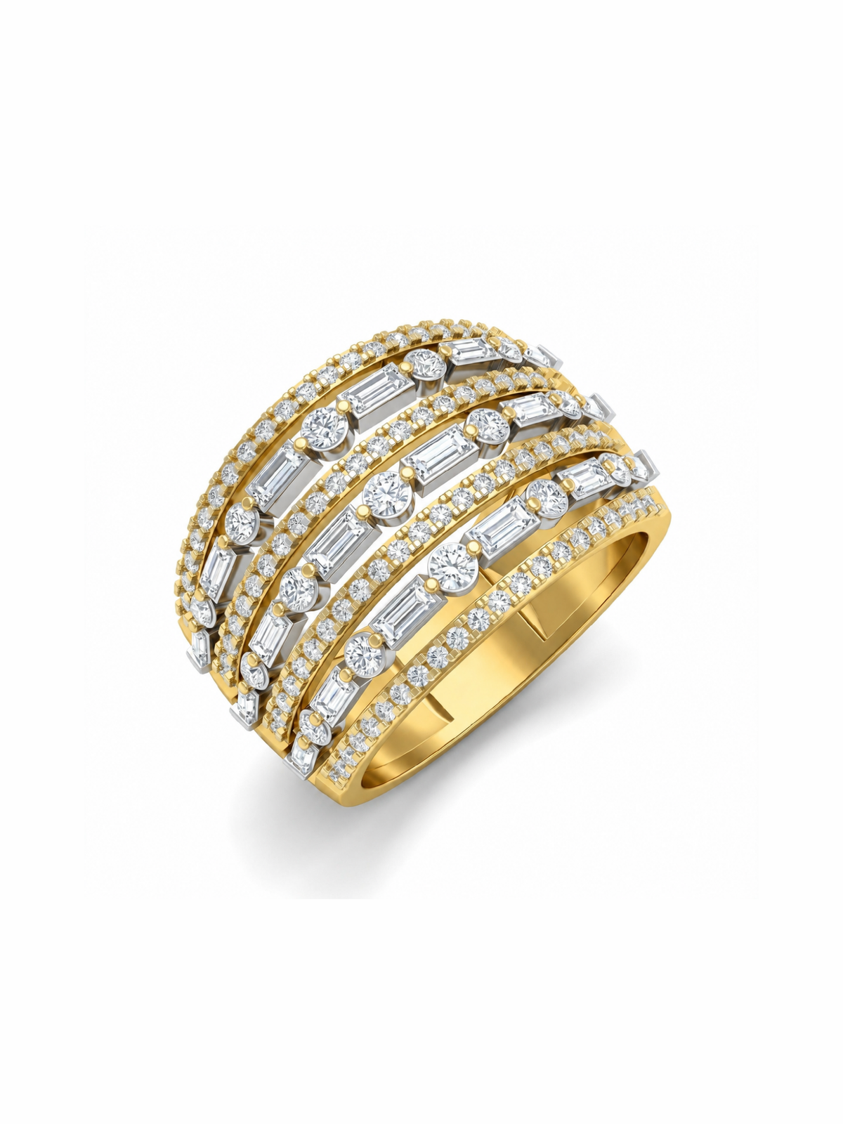 Cascade Diamond Ring