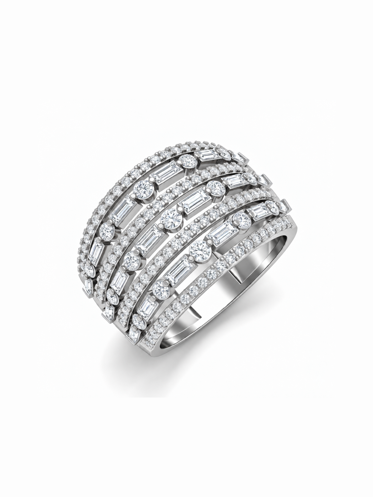 Cascade Diamond Ring