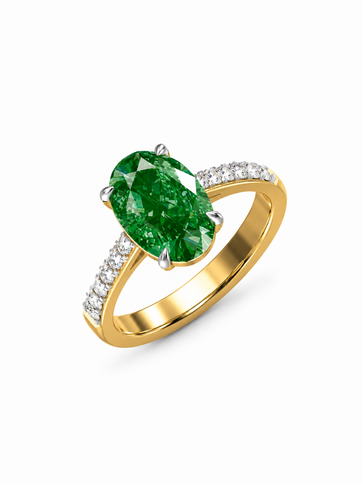 Emerald Oval Ring