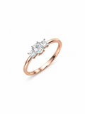 Trinity Cushion Ring