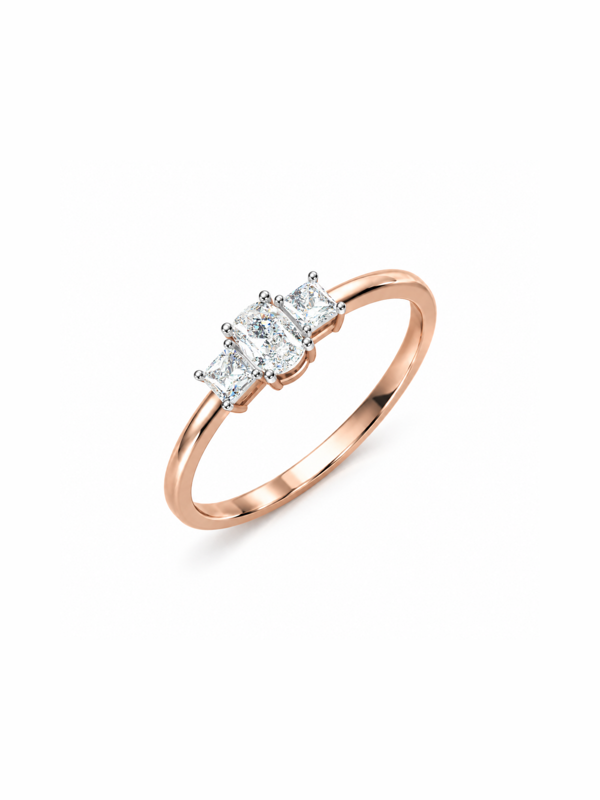 Trinity Cushion Ring