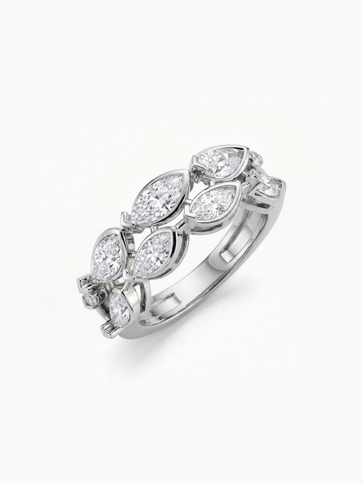 Foliage Marquise Ring