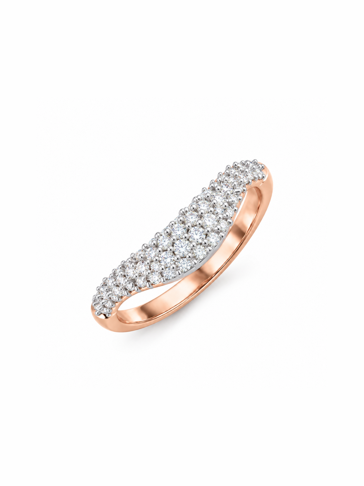 Wave Pavé Band