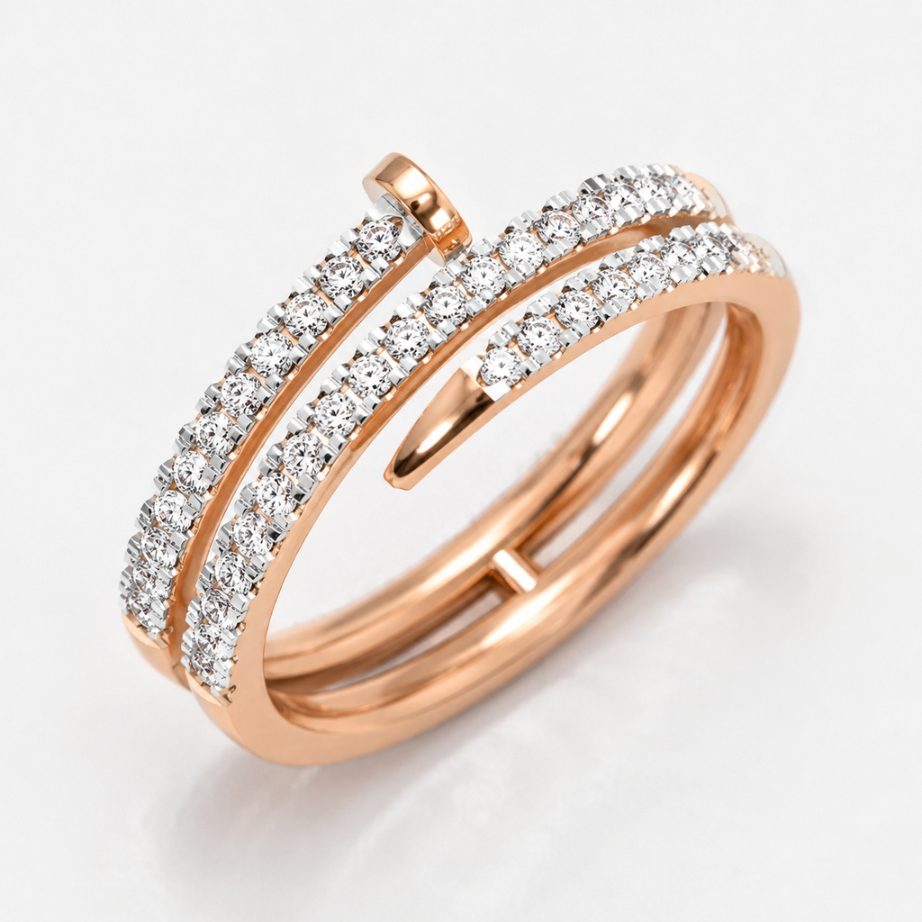 Aria Wrap Ring - Rose Gold