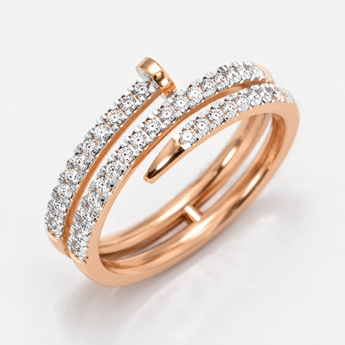 Aria Wrap Ring - Rose Gold