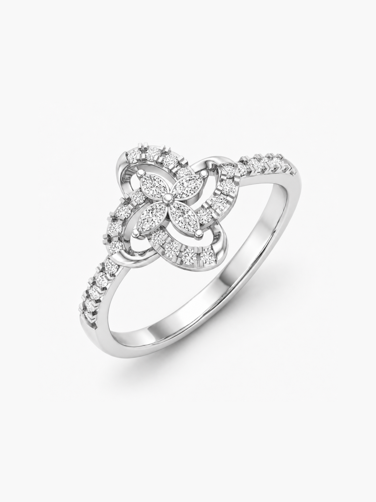 Trellis Flower Ring