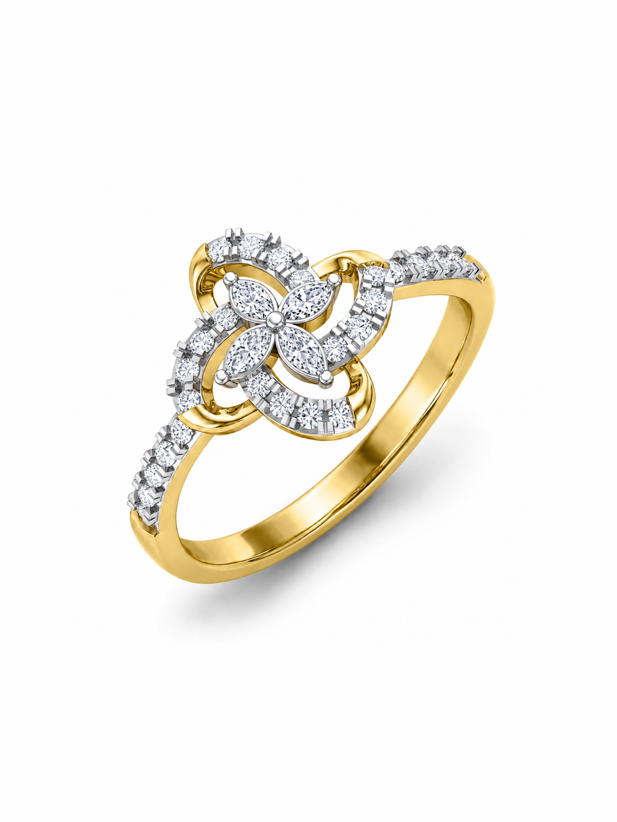 Trellis Flower Ring