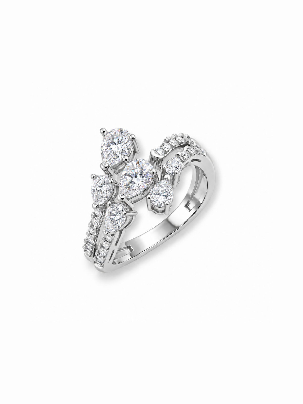 Cascade Heart Cluster Ring