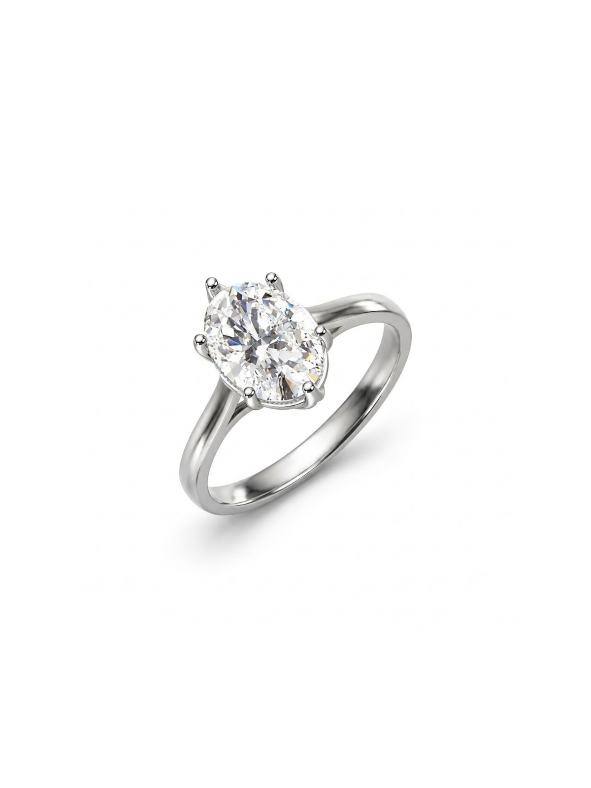 Classic Oval Solitaire Ring