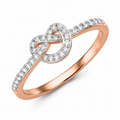 Eternal Knot Ring - Rose Gold