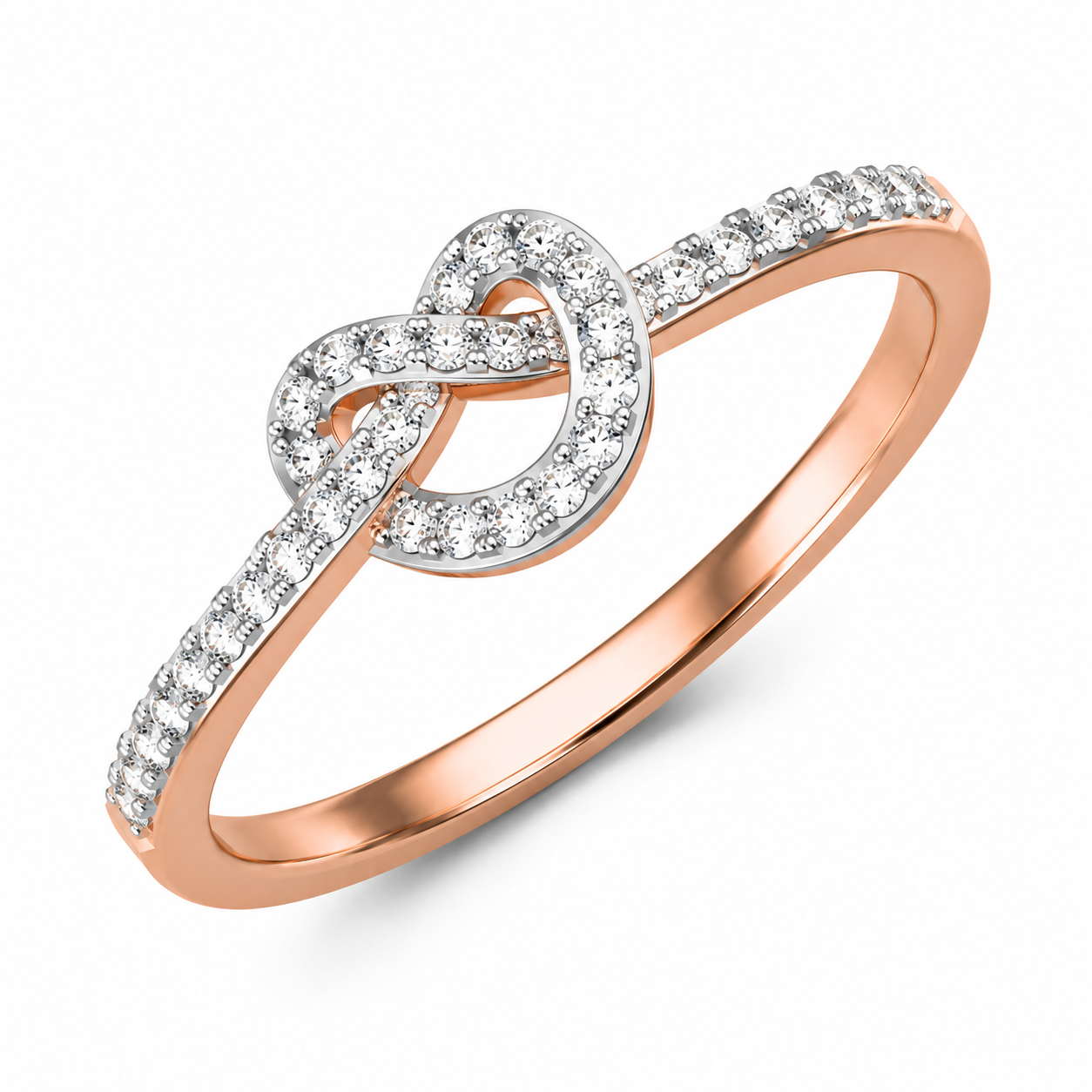 Eternal Knot Ring - Rose Gold