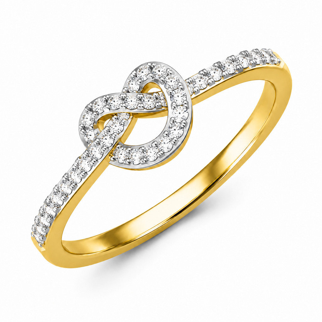 Eternal Knot Ring - Yellow Gold