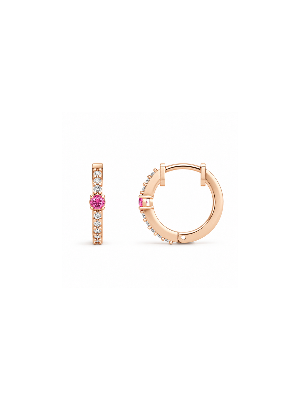 Pink Solitaire Huggies