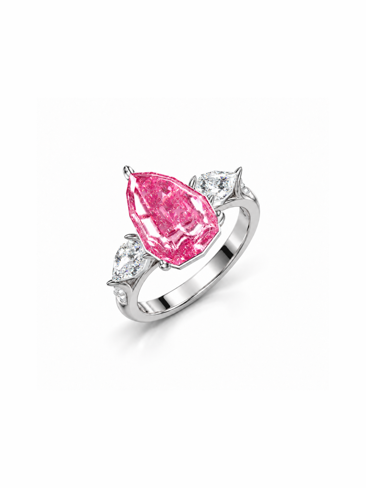 Rugged Pear Ring