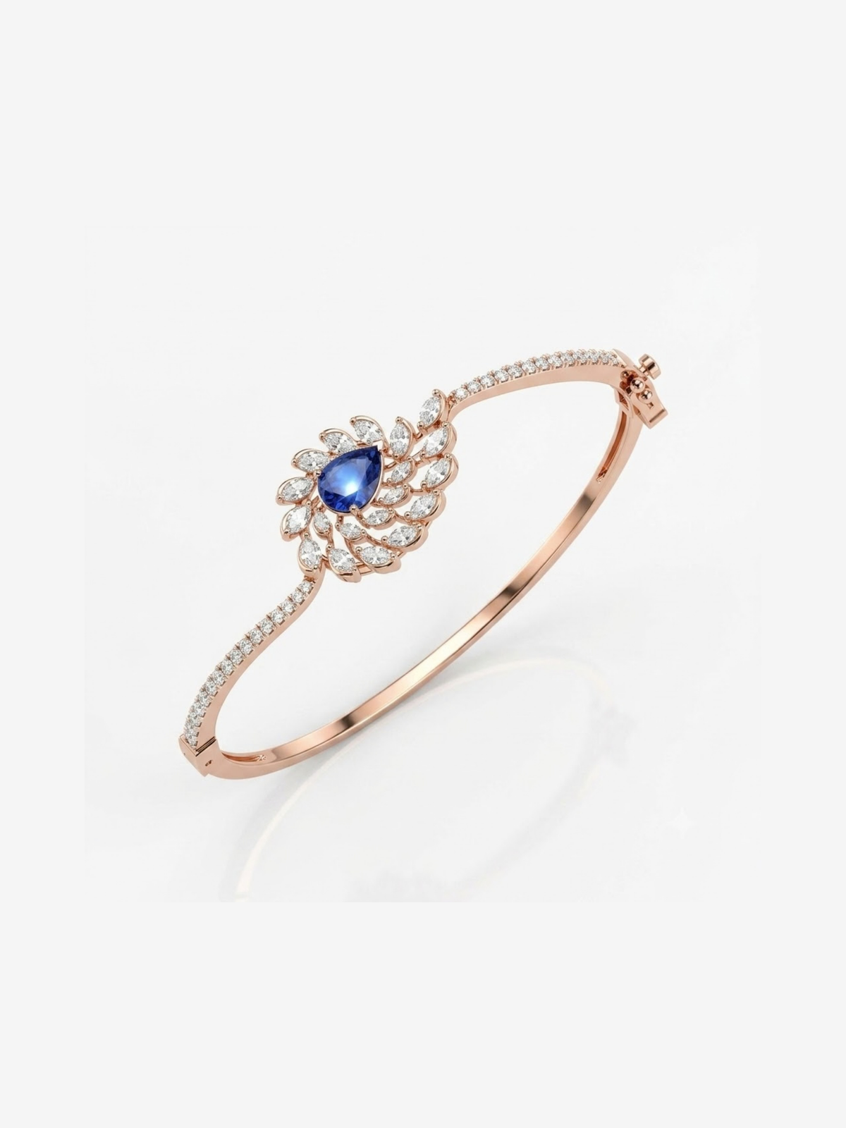 Sapphire Fan Bangle