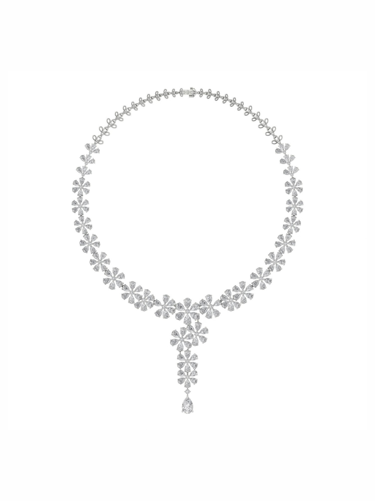 Camellia Drop Necklace