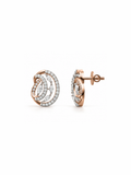 Swirl Diamond Studs