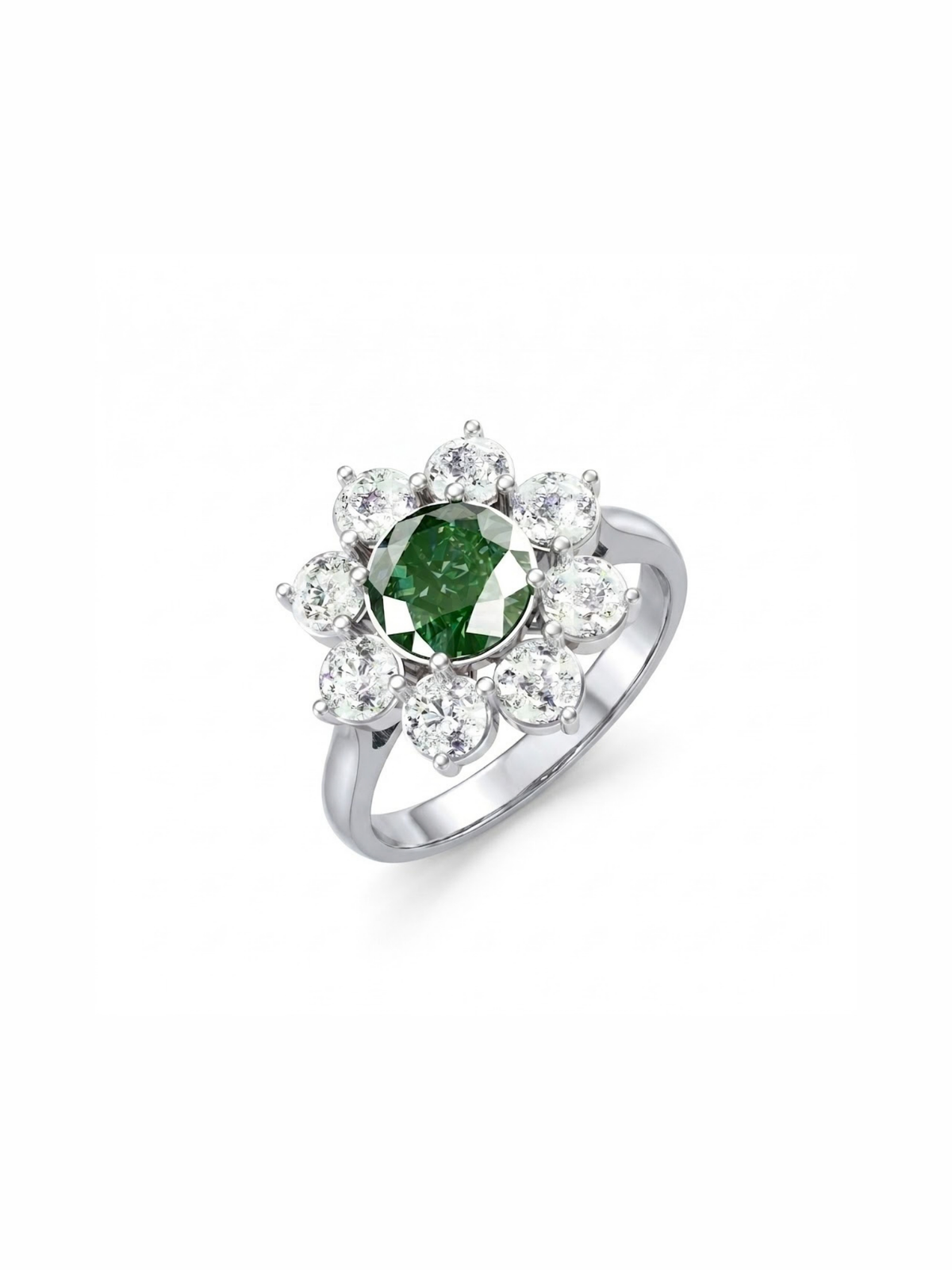 Emerald Bloom Ring