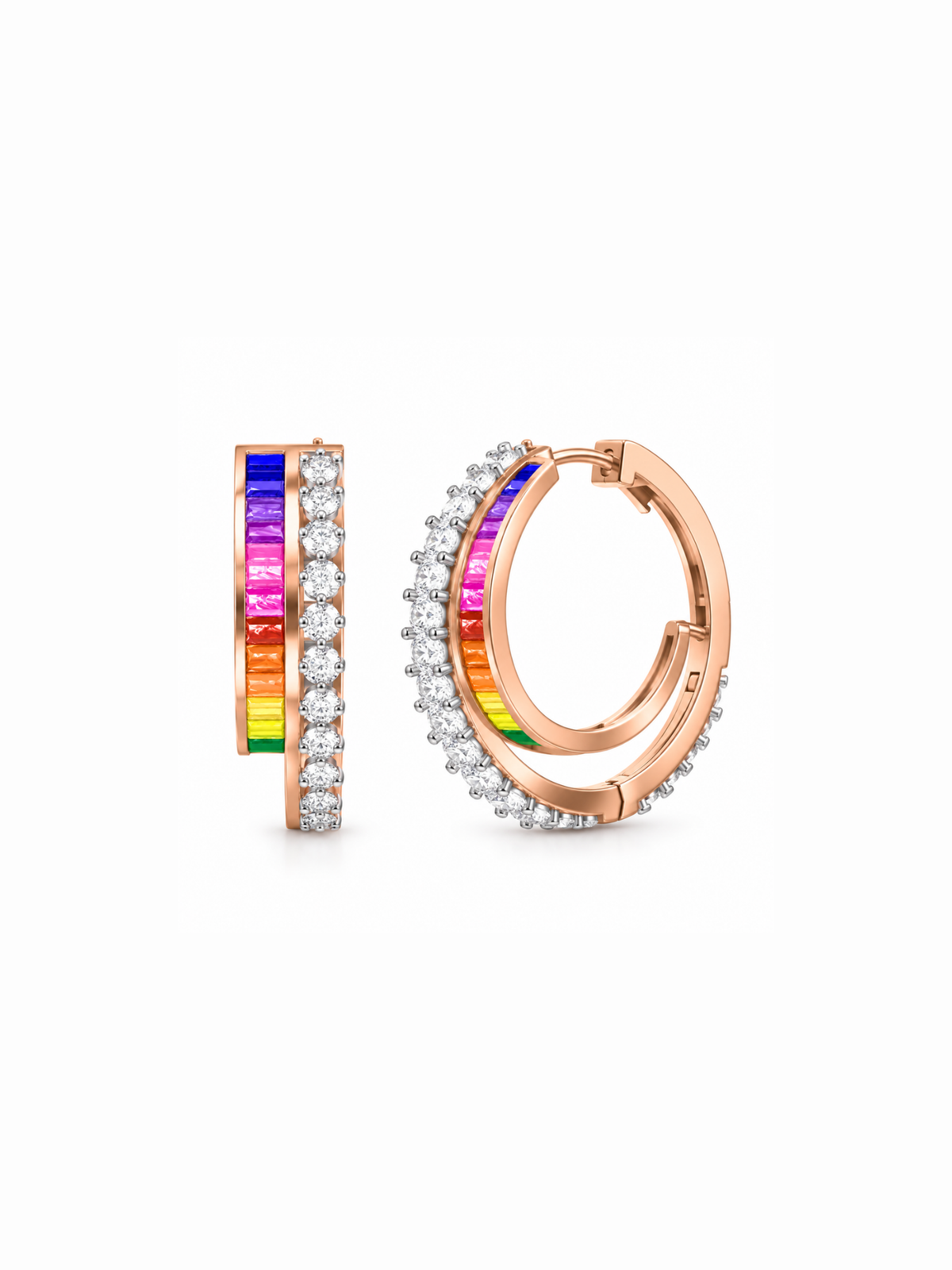 Rainbow Arc Hoops