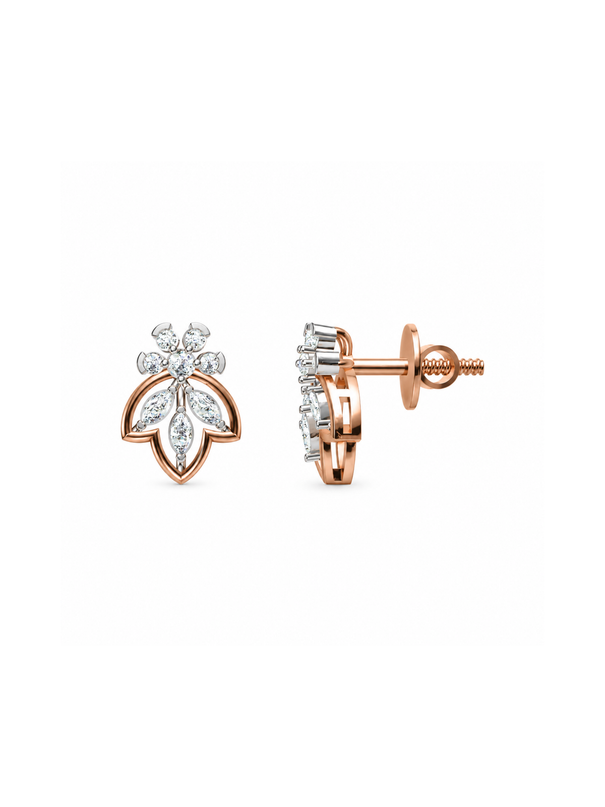 Daisy Leaf Studs