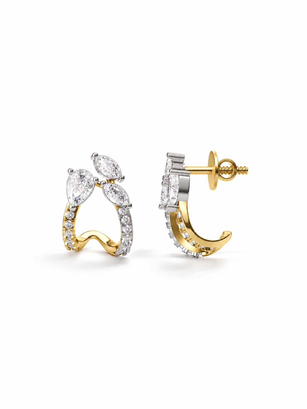 Petal Duo Hoops