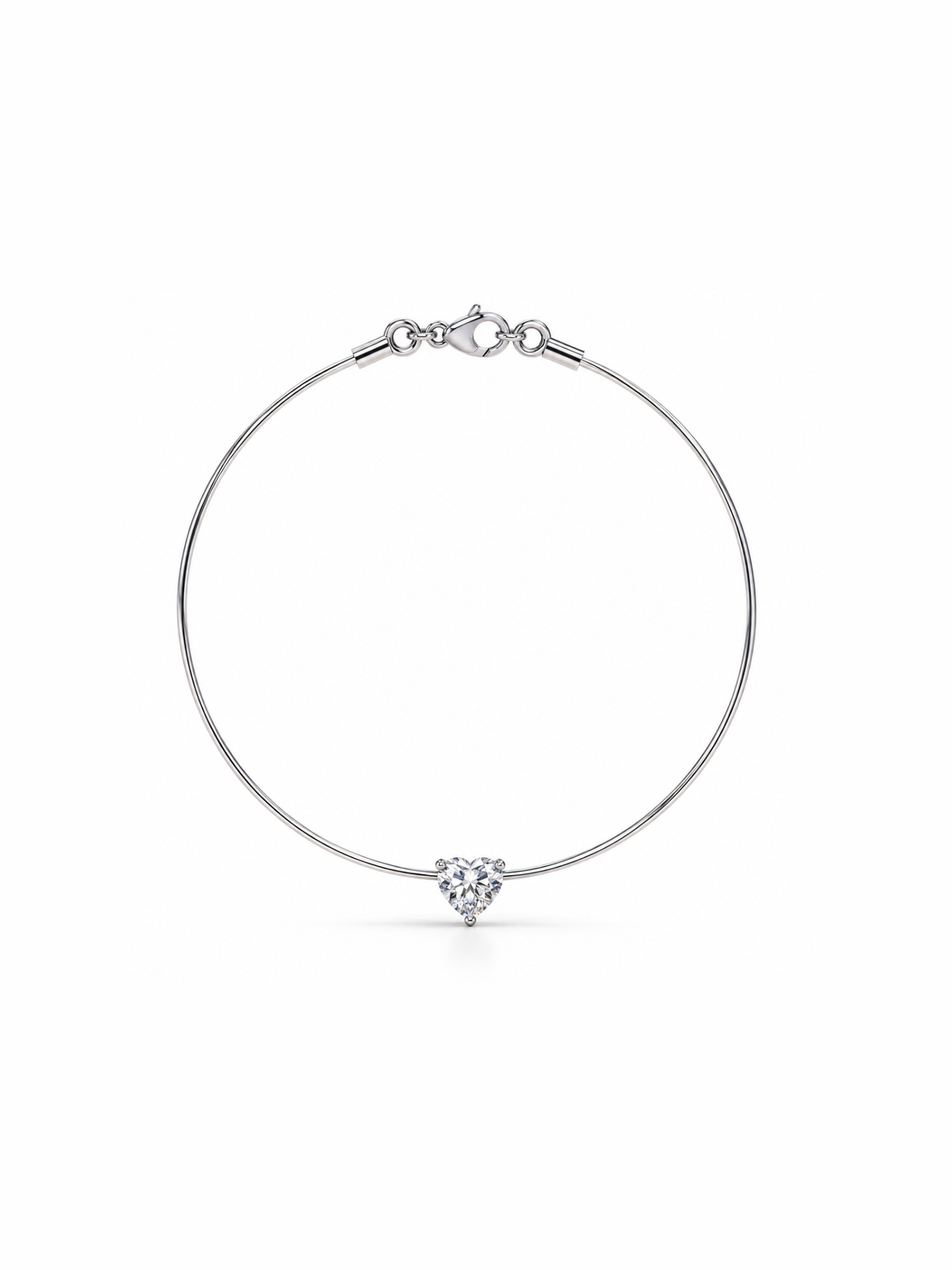 Floating Heart Bracelet