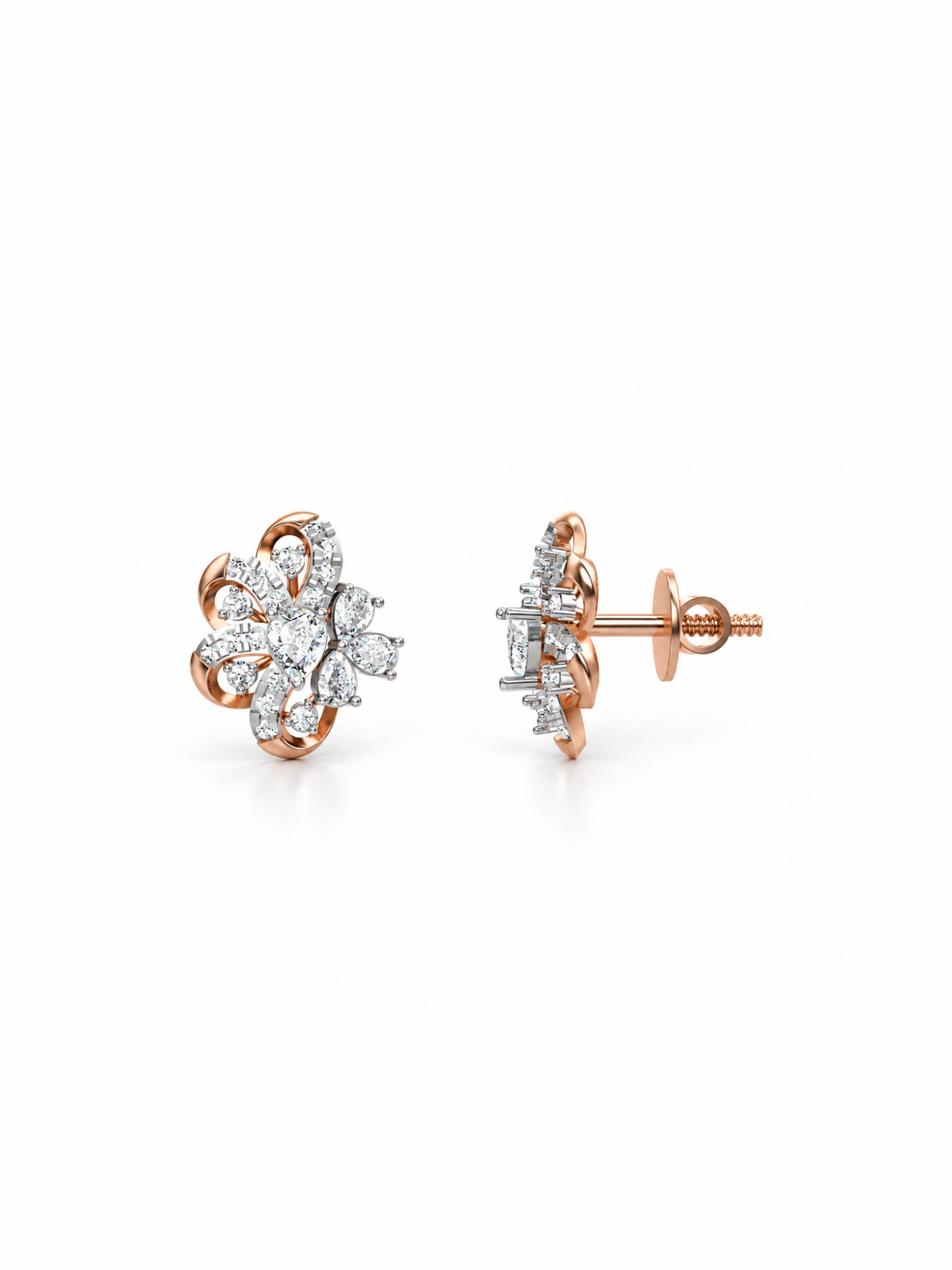 Pinwheel Blossom Studs